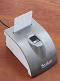 SecuGen iD-USB SC/PIV, smart card inside view
