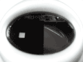 Close-up on DigitalPersona U.are.U 4000 fingerprint sensor