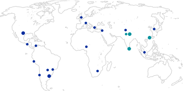 Neurotechnology Distributors Map