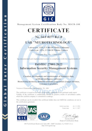 Certificate thumbnail